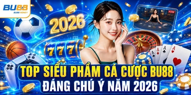 Top siêu phẩm cá cược BU88 đáng chú ý năm 2026