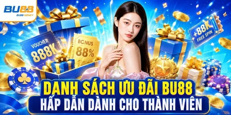 Danh sách ưu BU88 đãi hấp dẫn dành cho thành viên